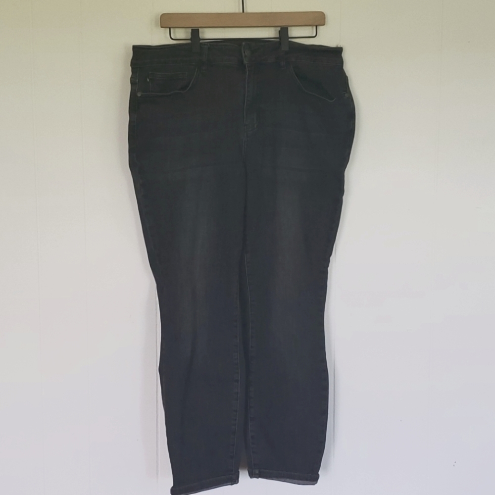 Judy Blue Jeans, Boyfriend, size 20W, Faded Black